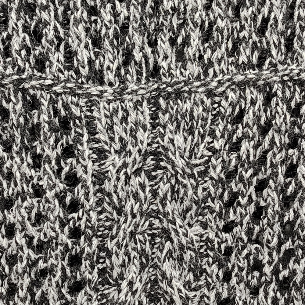 Tommy Bahama Black, Gray and Silver/Metallic‎ Open Knit Pullover Sweater Size XS - Picture 5 of 8